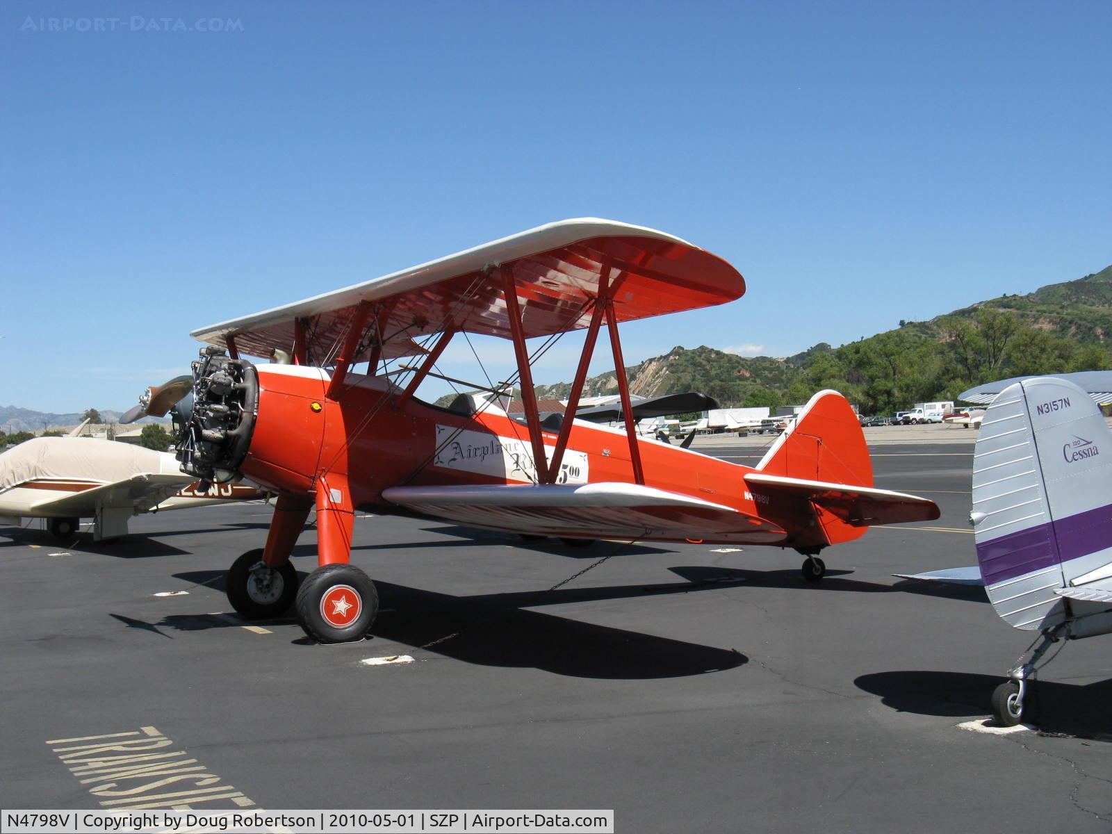 N4798V, 1943 Boeing E75 C/N 75-5086, 1943 Boeing Stearman E75, Jacobs R755B 275 Hp
