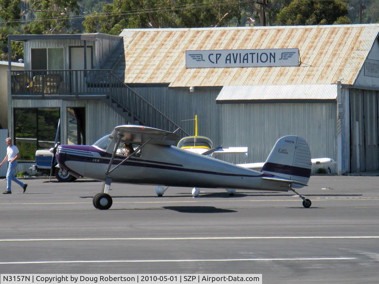 N3157N, 1947 Cessna 120 C/N 13415, 1947 Cessna 120, Continental C85 85 Hp, taxi