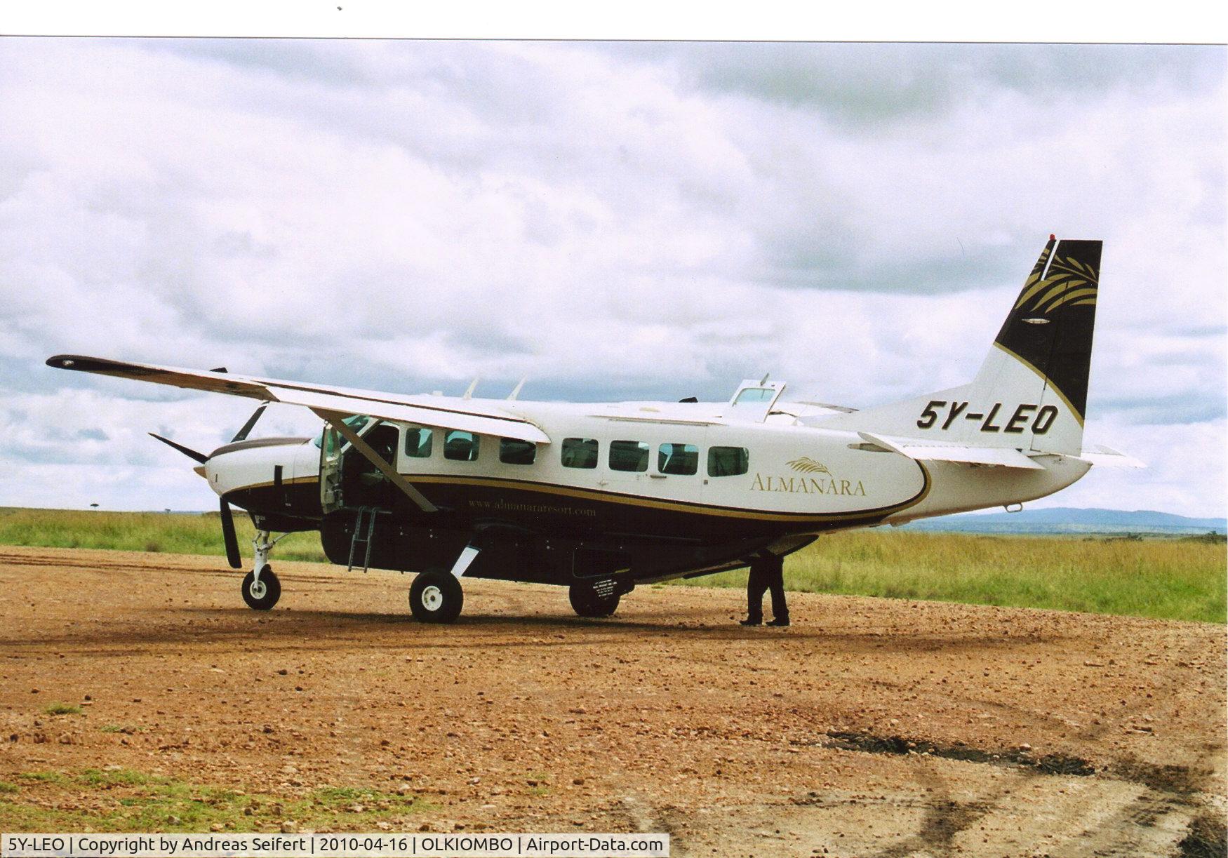 5Y-LEO, 2008 Cessna 208B Grand Caravan C/N 208B2063, Olkiombo Airfield(Kenya)16.4.2010