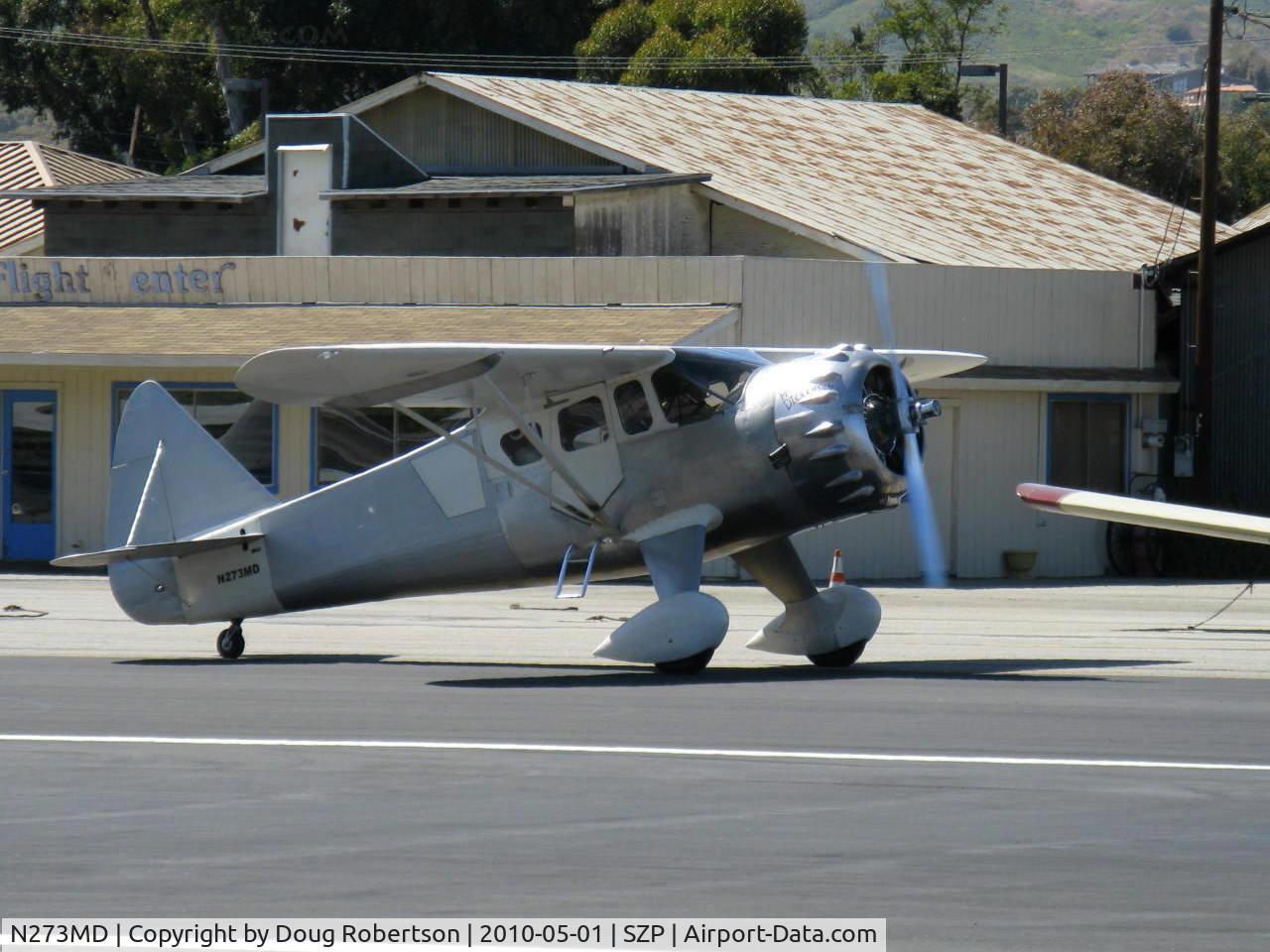 N273MD, 2008 Dickenson Howard DGA-21 (Replicate) C/N 001, 2008 Dickenson HOWARD DGA-21 'Mr. Dickenson', P&W R-1340-57 Wasp 600 Hp, taxi