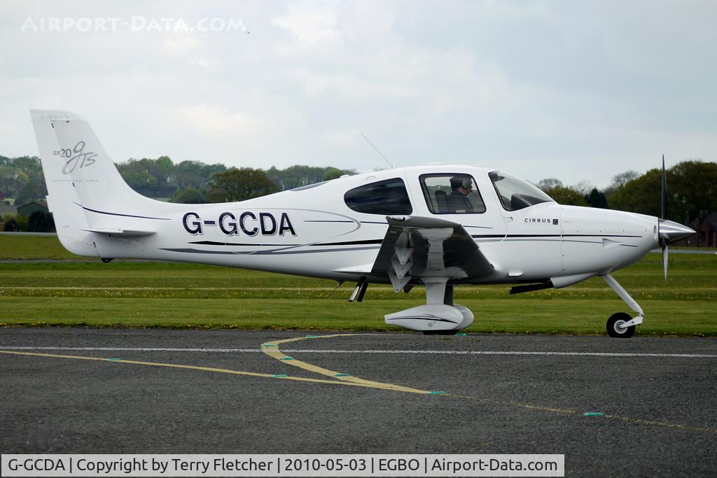G-GCDA, 2008 Cirrus SR20 G3 GTS C/N 1962, 2008 Cirrus Design Corp SR20 at Wolverhampton on 2010 Wings and Wheels Day