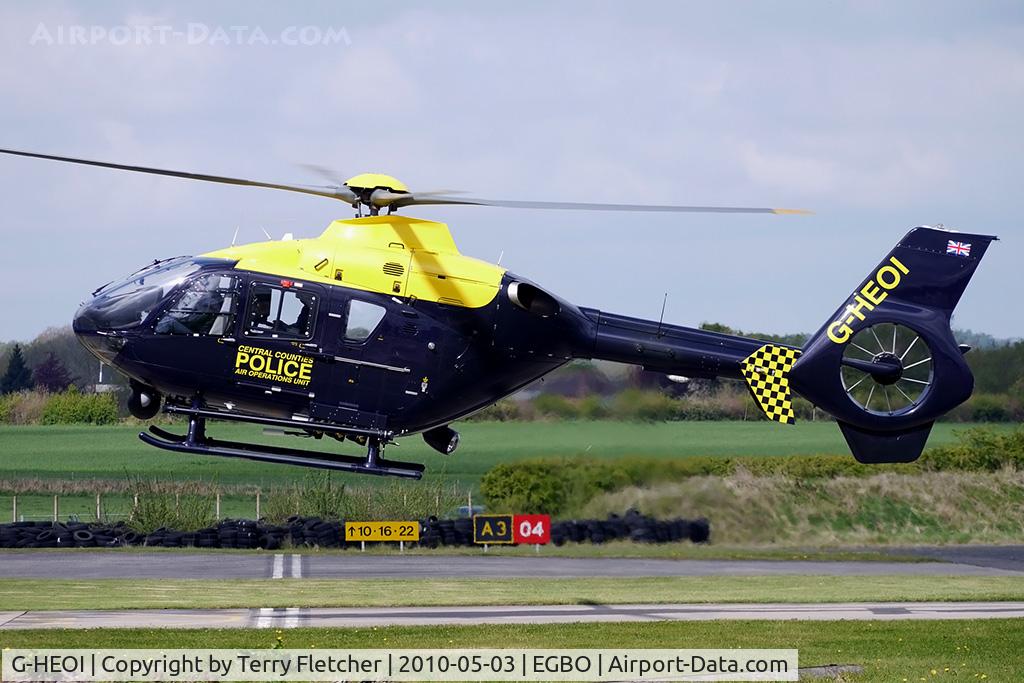 G-HEOI, 2009 Eurocopter EC-135P-2+ C/N 0825, 2009 Eurocopter EC 135P2 at Wolverhampton on 2010 Wings and Wheels Day