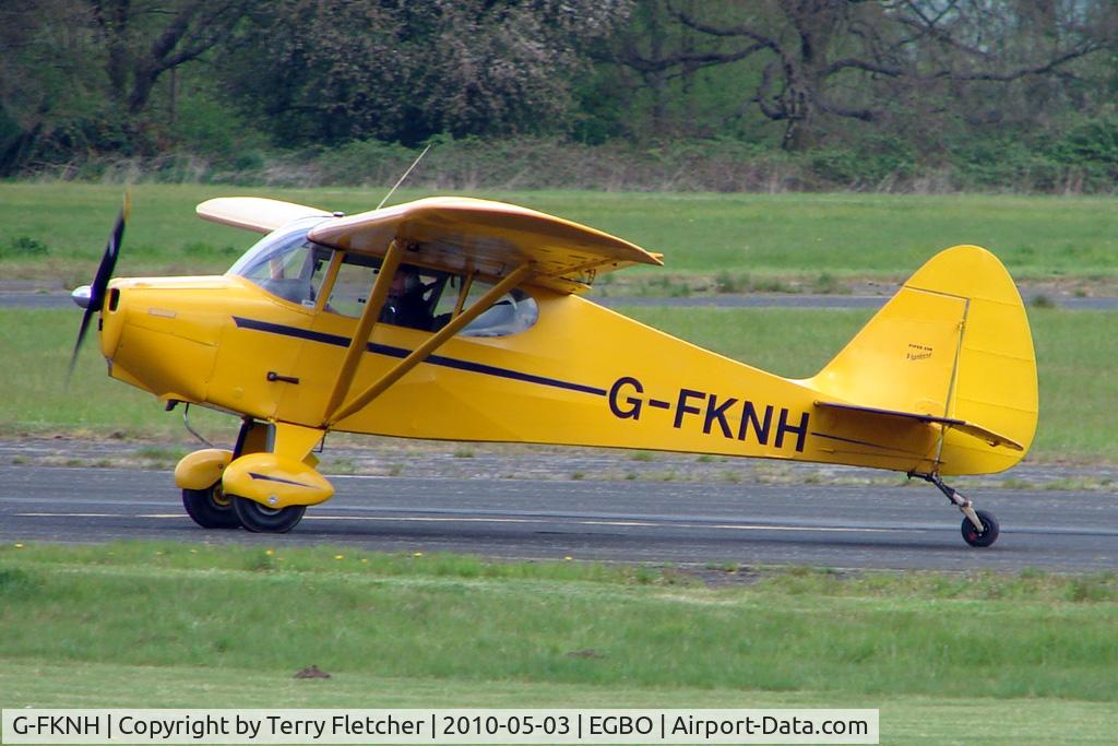 G-FKNH, 1948 Piper PA-15 Vagabond Vagabond C/N 15-291, 1948 Piper PIPER PA-15 (MODIFIED),  at Wolverhampton on 2010 Wings and Wheels Day