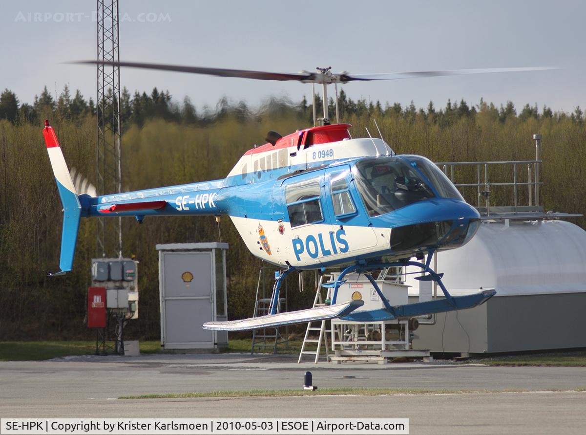 SE-HPK, 1973 Bell 206B C/N 1091, A real classic! One still serving the Swedish Police.