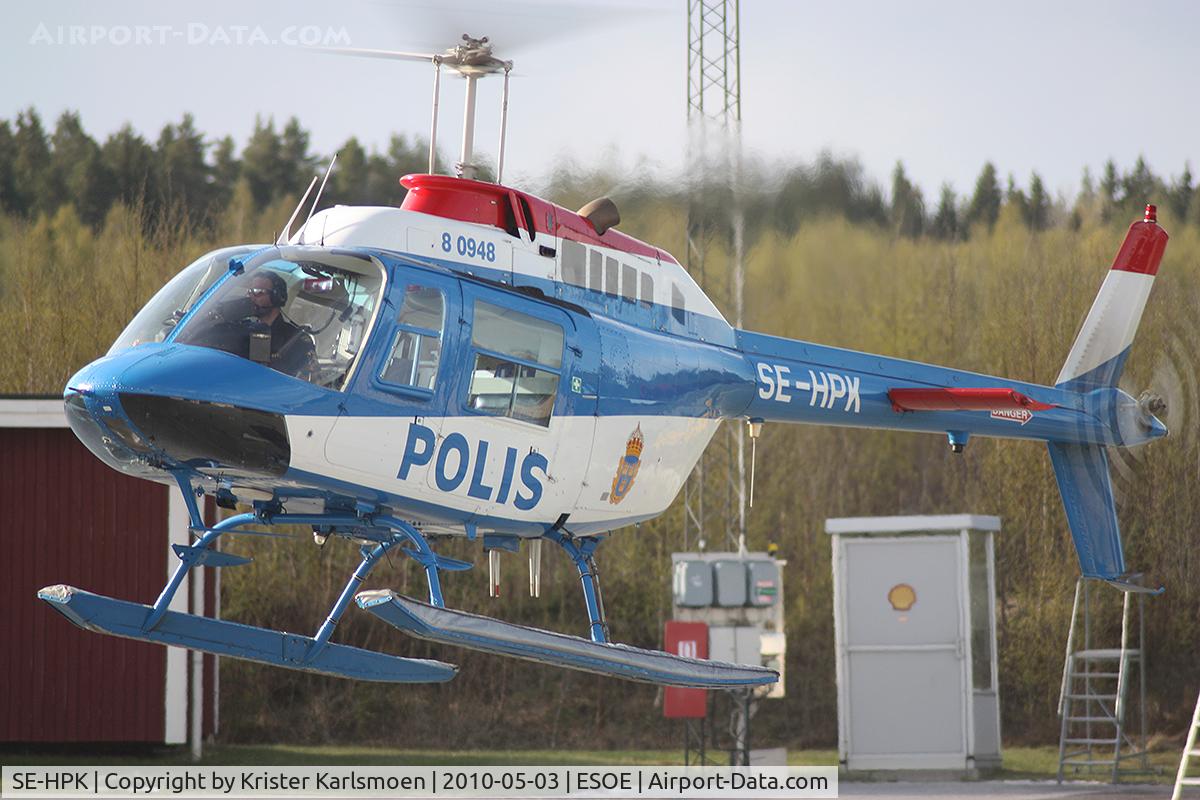SE-HPK, 1973 Bell 206B C/N 1091, A classic! Still one operating for the Swedish Police.
