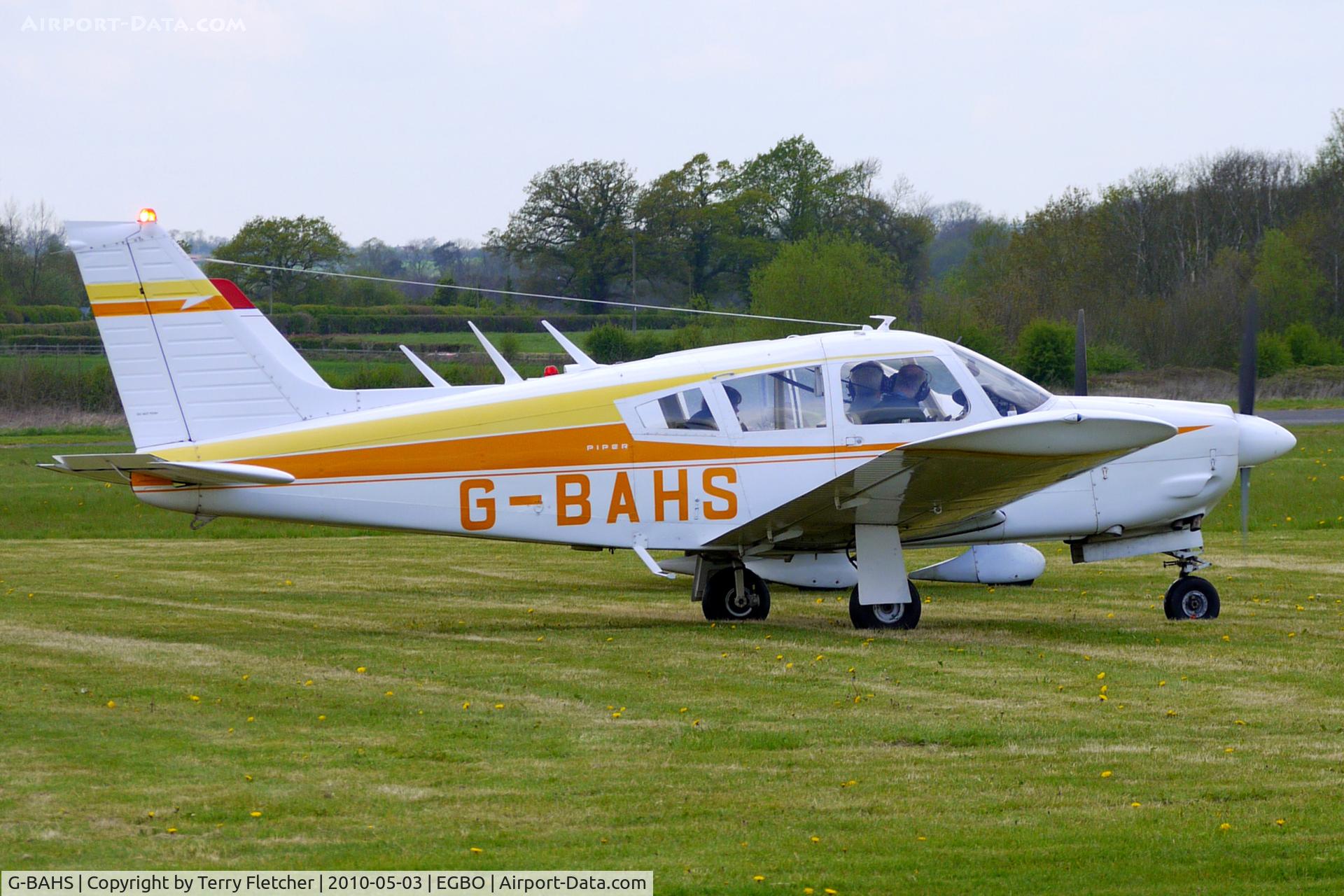 G-BAHS, 1972 Piper PA-28R-200-2 Cherokee Arrow II C/N 28R-7335017, 1972 Piper PIPER PA-28R-200-2 at Wolverhampton on 2010 Wings and Wheels Day