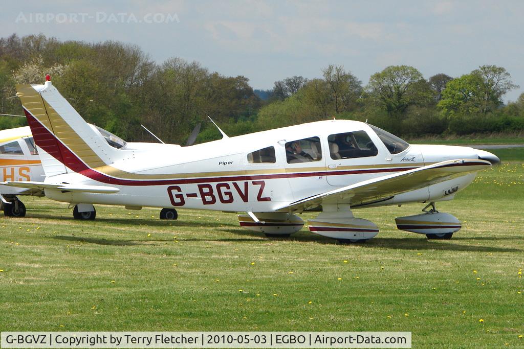 G-BGVZ, 1979 Piper PA-28-181 Cherokee Archer II C/N 28-7990528, 1979 Piper PIPER PA-28-181 at Wolverhampton on 2010 Wings and Wheels Day