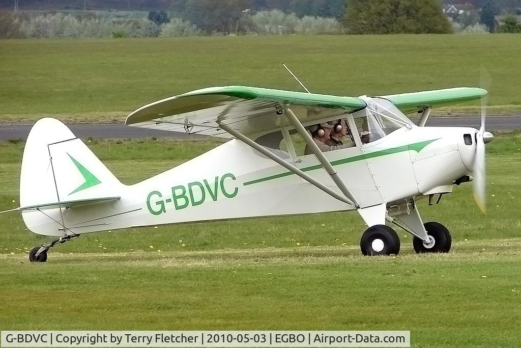G-BDVC, 1949 Piper PA-17 Vagabond C/N 17-140, 1949 Piper PIPER PA-17 at Wolverhampton on 2010 Wings and Wheels Day