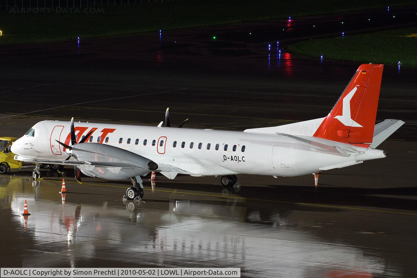 D-AOLC, 1995 Saab 2000 C/N 2000-016, D-AOLC @ Linz Airport