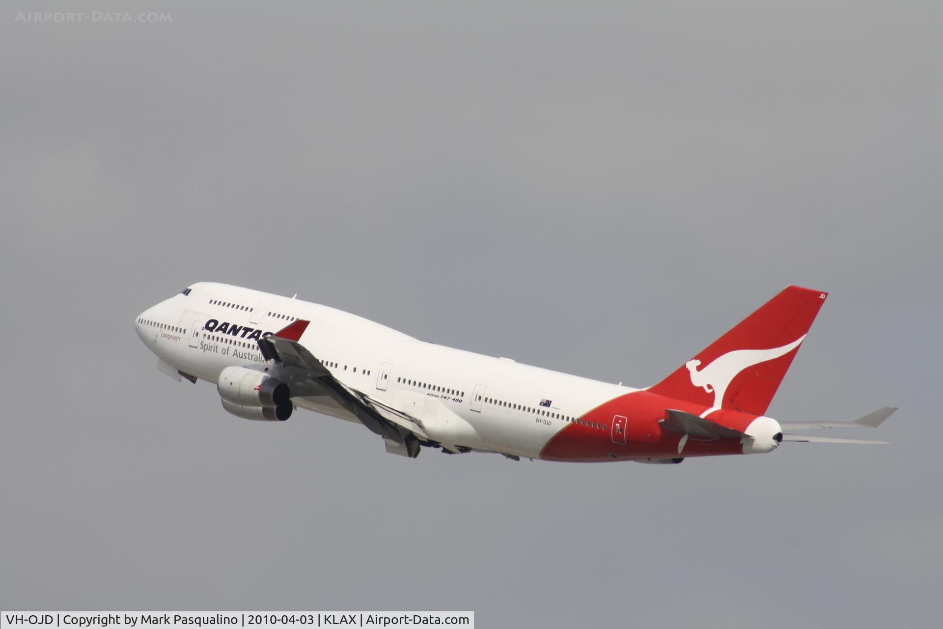 VH-OJD, 1989 Boeing 747-438 C/N 24481, Boeing 747-400