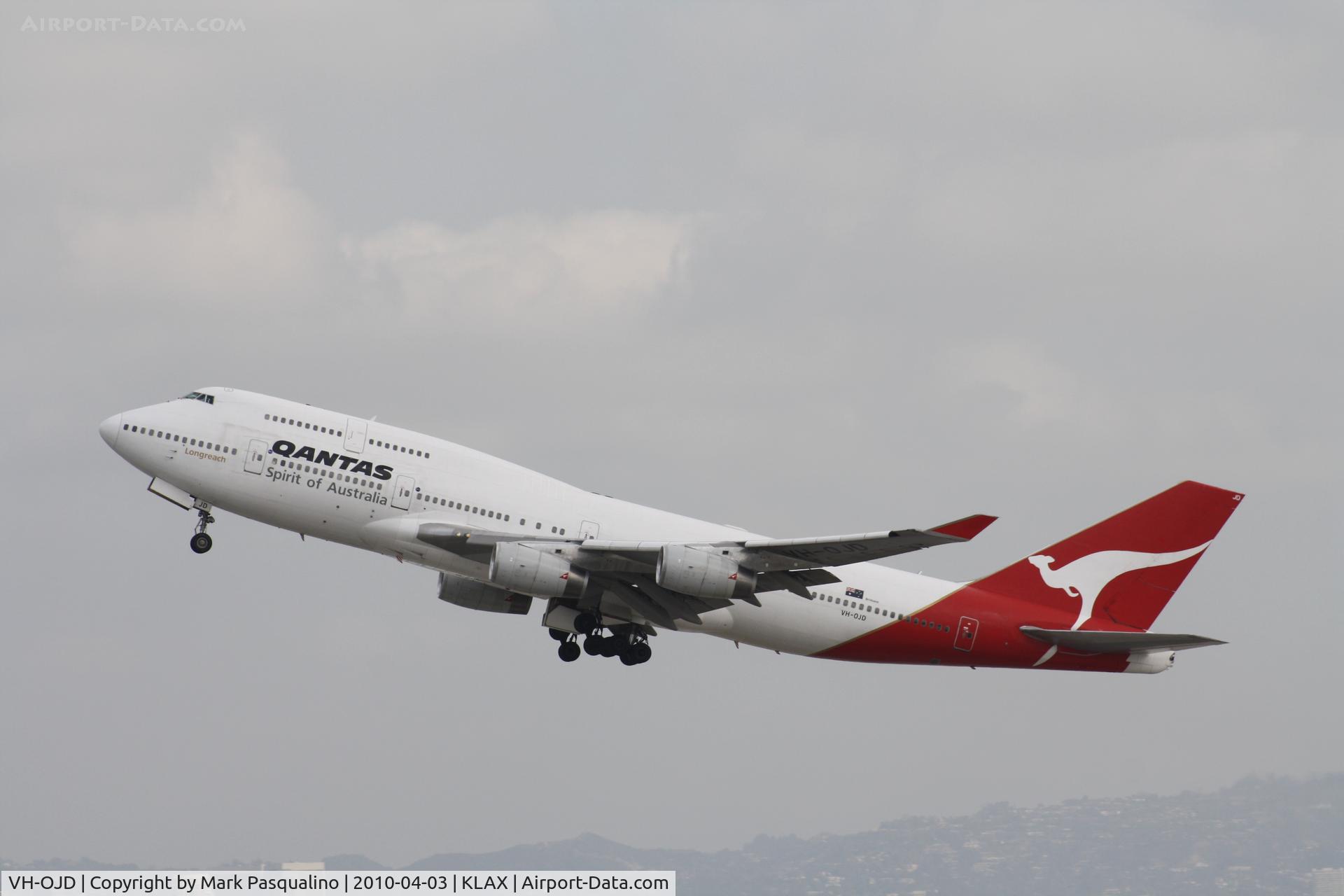 VH-OJD, 1989 Boeing 747-438 C/N 24481, Boeing 747-400