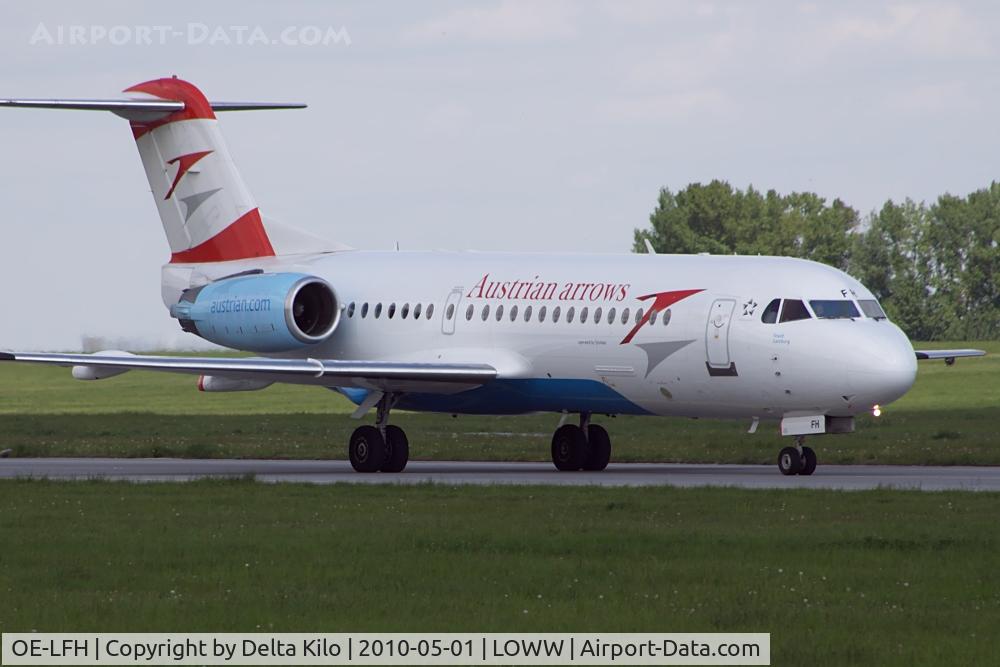 OE-LFH, 1995 Fokker 70 (F-28-0070) C/N 11554, AUSTRIAN ARROWS