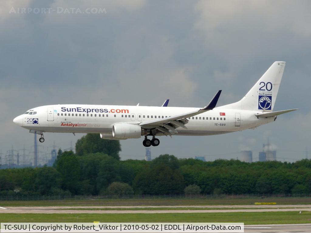 TC-SUU, 2001 Boeing 737-86Q C/N 30274, Sun Express, Boeing 737-86Q
