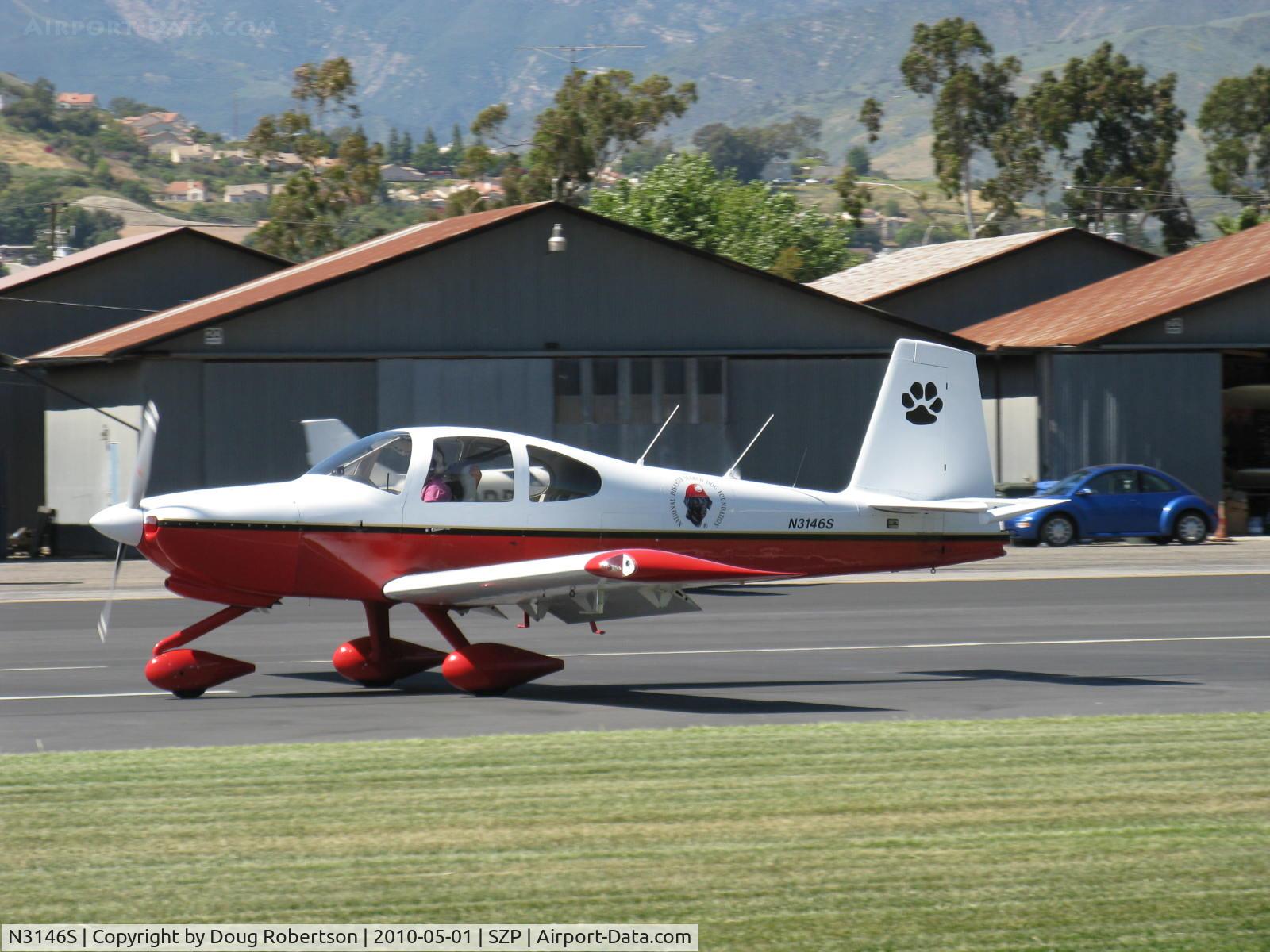 N3146S, 2005 Vans RV-10A C/N 40047, 2005 Nys VAN's RV-10A, Lycoming IO-540, landing roll Rwy 22