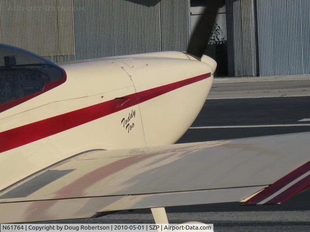 N61764, 1994 Vans RV-6 C/N 1 (N61764), 1994 Darby VAN's RV-6, Lycoming O-320, logo