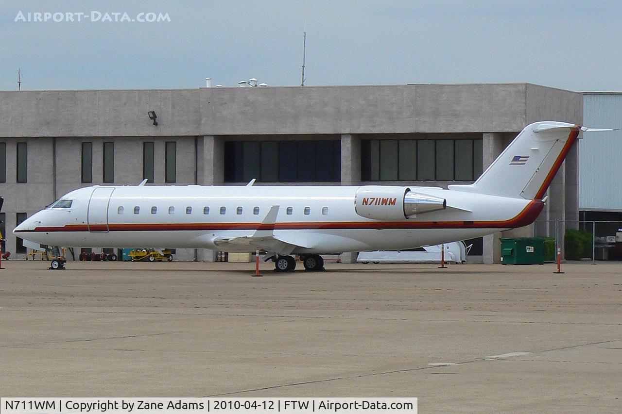 N711WM, 1996 Canadair CRJ-100SE (CL-600-2B19) C/N 7140, At Fort Worth Meacham Field