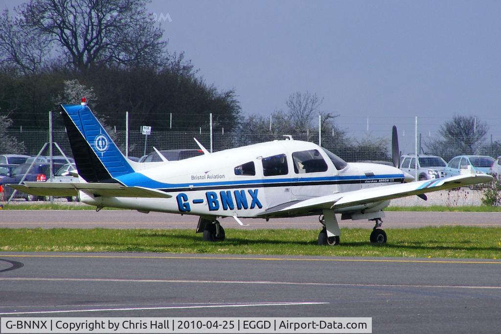 G-BNNX, 1977 Piper PA-28R-201T Cherokee Arrow III C/N 28R-7703009, Bristol Flying Centre Ltd