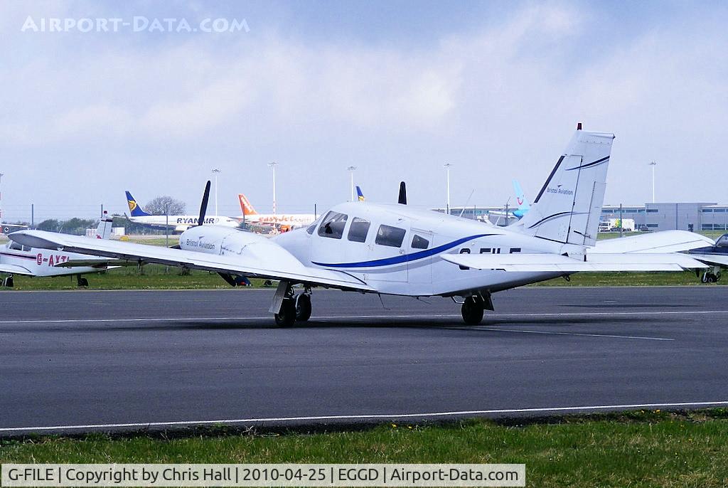 G-FILE, 1980 Piper PA-34-200T Seneca II C/N 34-8070108, Bristol Flying Centre Ltd
