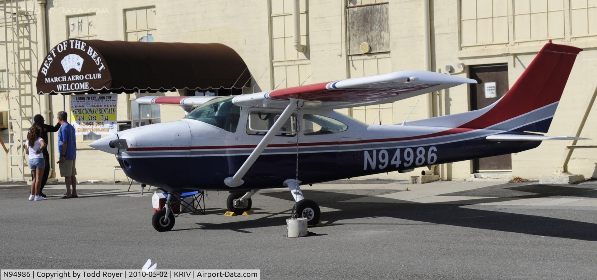 N94986, 1978 Cessna 182Q Skylane C/N 18266552, March Field Airfest 2010