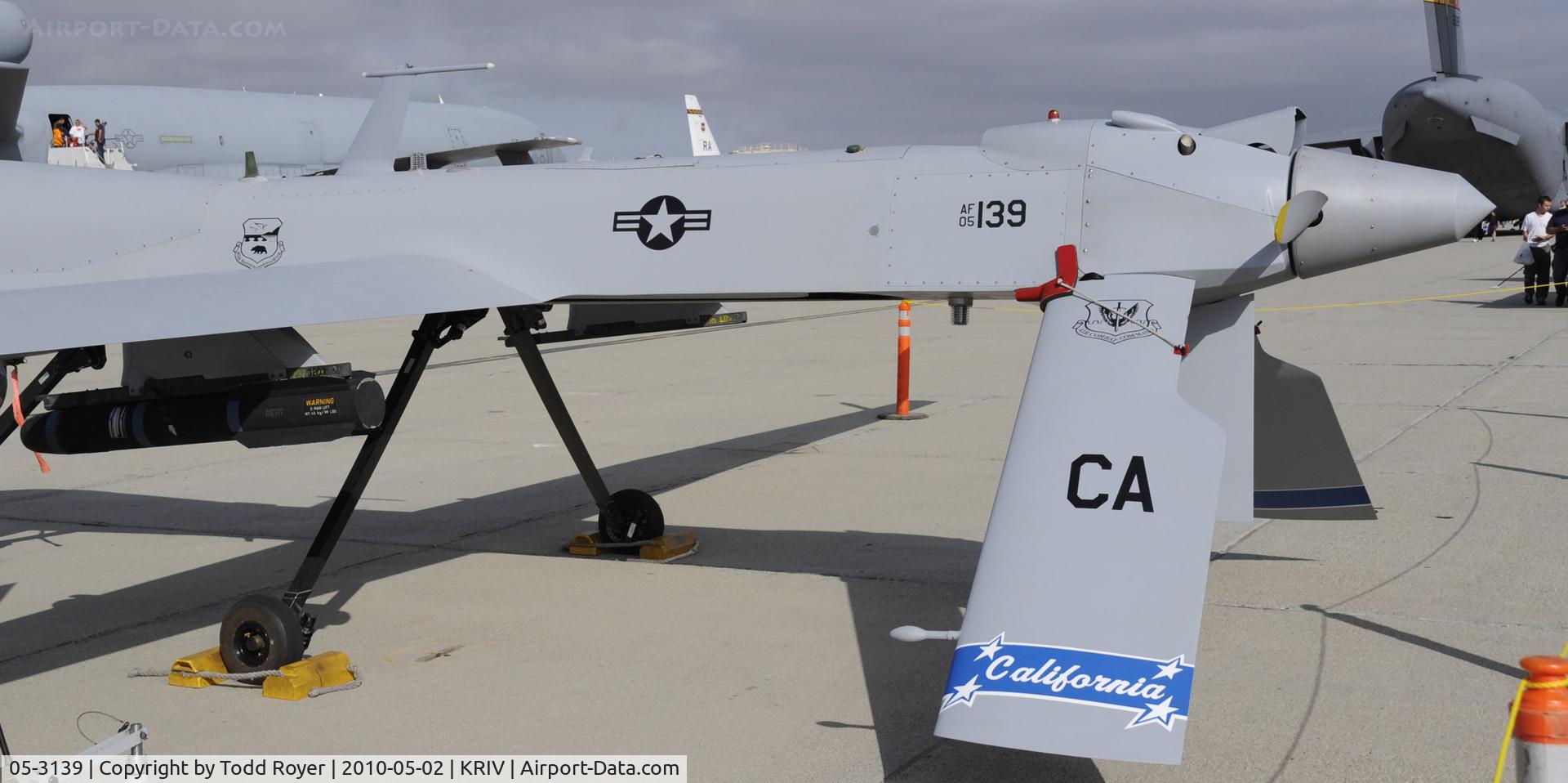 05-3139, General Atomics MQ-1B Predator C/N P139, March Field Airfest 2010