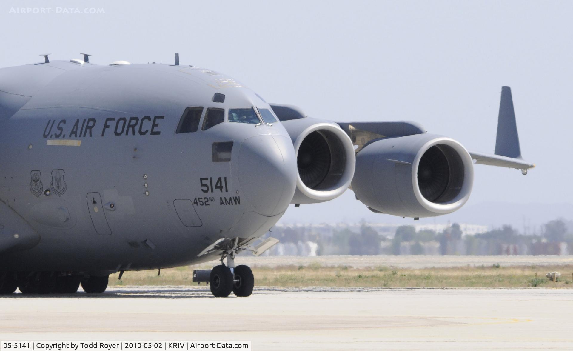 05-5141, 2007 Boeing C-17A Globemaster III C/N P-141, March Field Airfest 2010