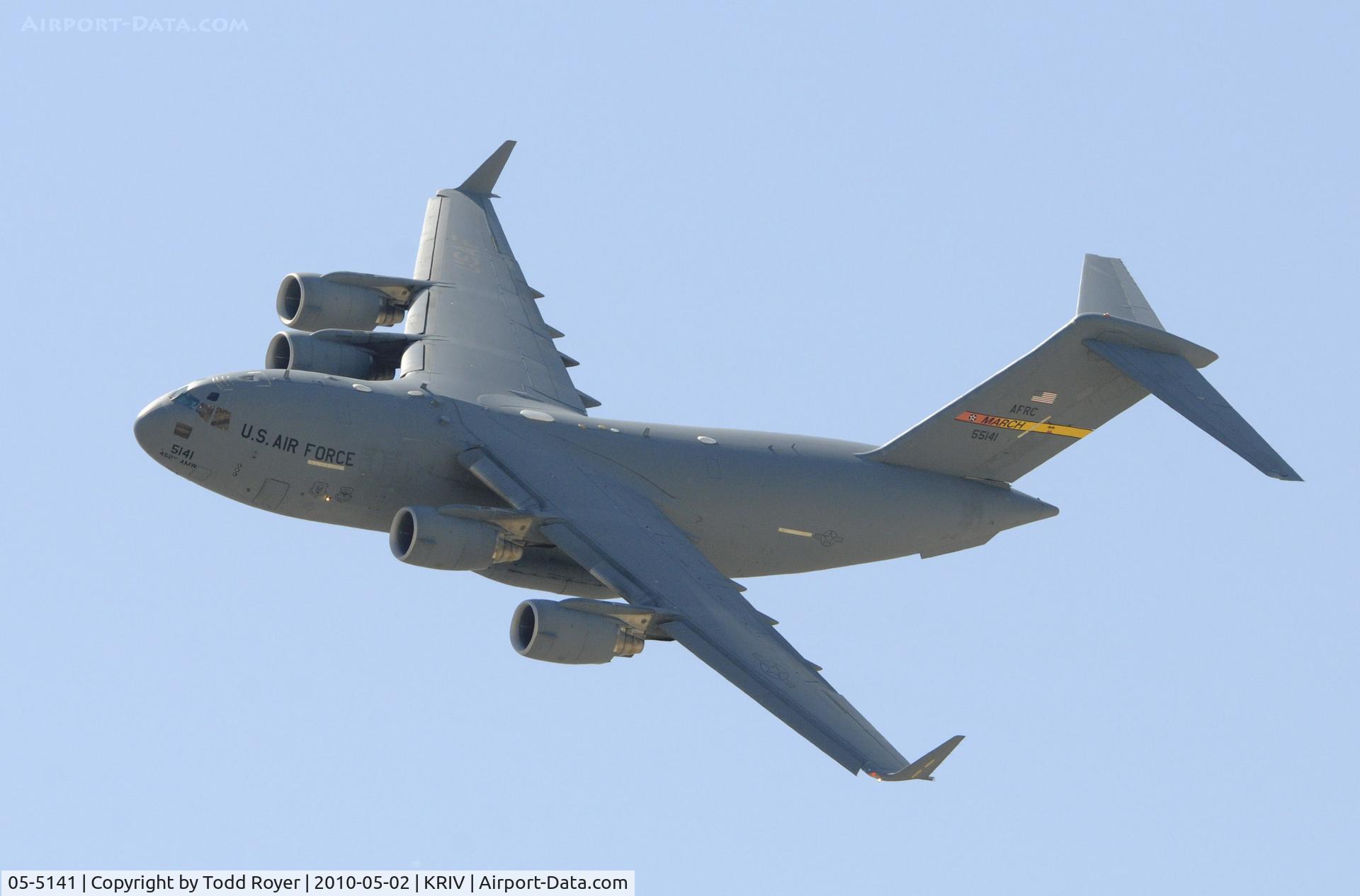 05-5141, 2007 Boeing C-17A Globemaster III C/N P-141, March Field Airfest 2010
