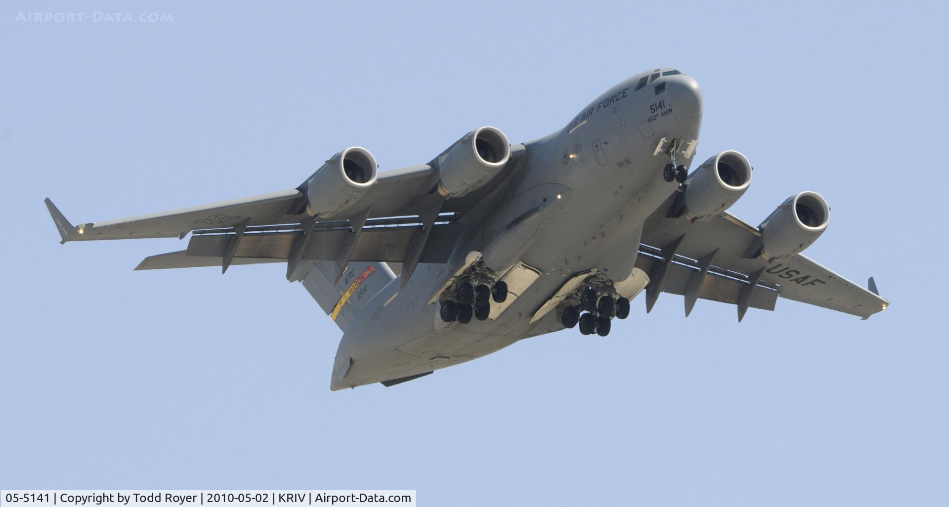05-5141, 2007 Boeing C-17A Globemaster III C/N P-141, March Field Airfest 2010