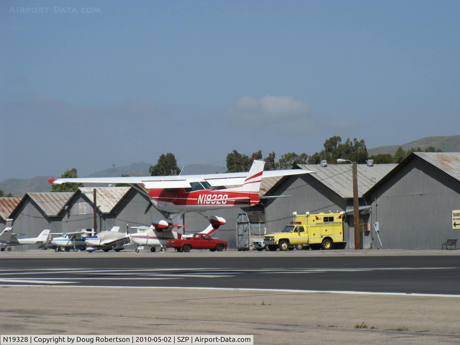 N19328, 1973 Cessna 150L C/N 15074342, 1973 Cessna 150L, Continental O-200 100 Hp, landing Rwy 22