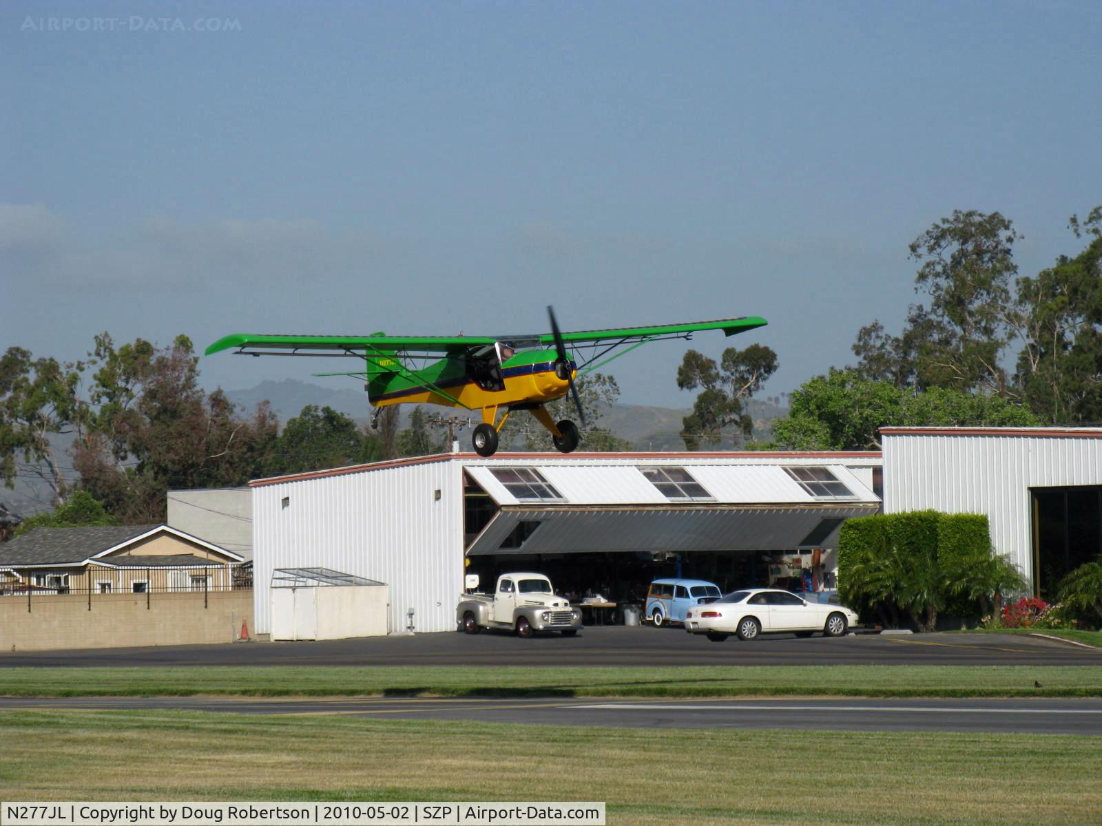 N277JL, 1991 Denney Kitfox Model 1 C/N 122, 1981 Lawrence KITFOX, Rotax, on final Rwy 04