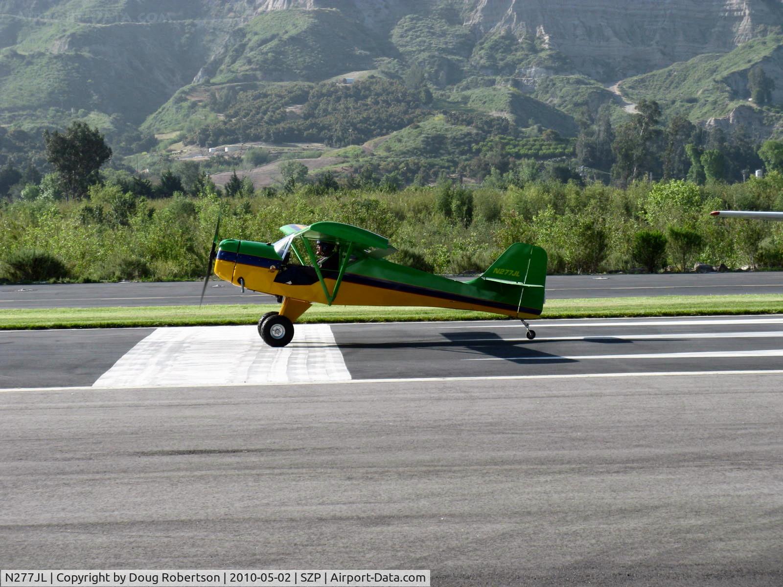 N277JL, 1991 Denney Kitfox Model 1 C/N 122, 1991 Lawrence KITFOX, Rotax, takeoff roll Rwy 04