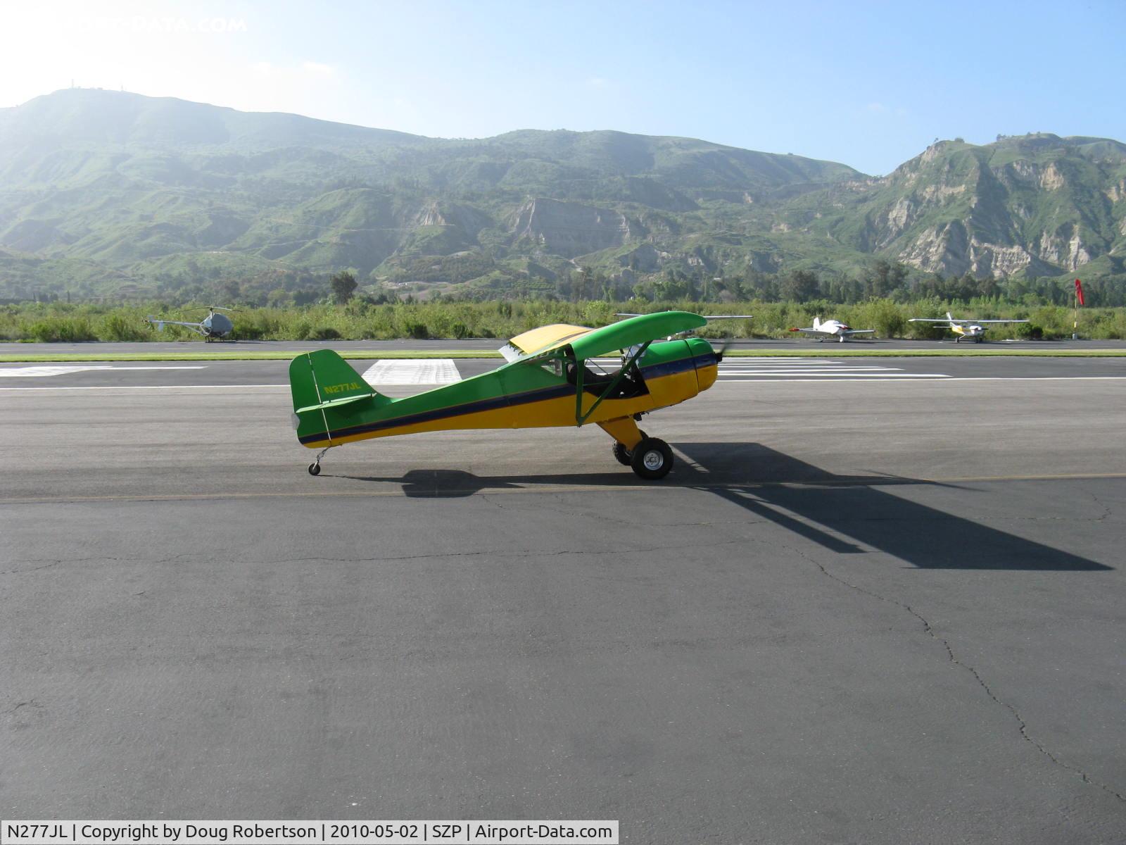 N277JL, 1991 Denney Kitfox Model 1 C/N 122, 1991 Lawrence KITFOX, Rotax, holding short Rwy 04