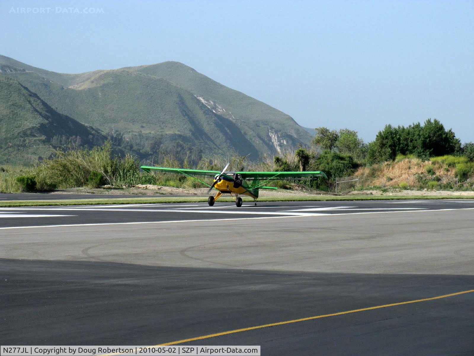 N277JL, 1991 Denney Kitfox Model 1 C/N 122, 1991 Lawrence KITFOX, Rotax, landing Rwy 04