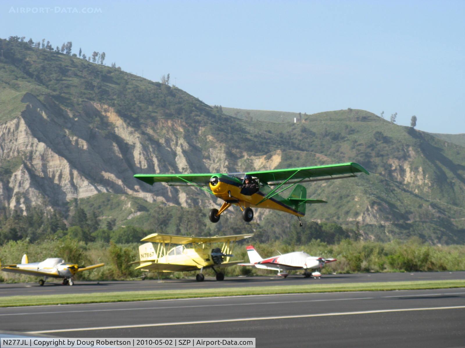 N277JL, 1991 Denney Kitfox Model 1 C/N 122, 1991 Lawrence KITFOX, Rotax, takeoff climb Rwy 04