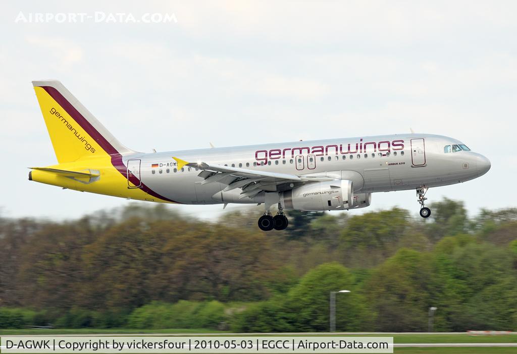 D-AGWK, 2008 Airbus A319-132 C/N 3500, German Wings