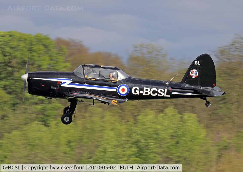 G-BCSL, 1951 De Havilland DHC-1 Chipmunk 22 C/N C1/0524, Privately operated. Old Warden, Bedfordshire.