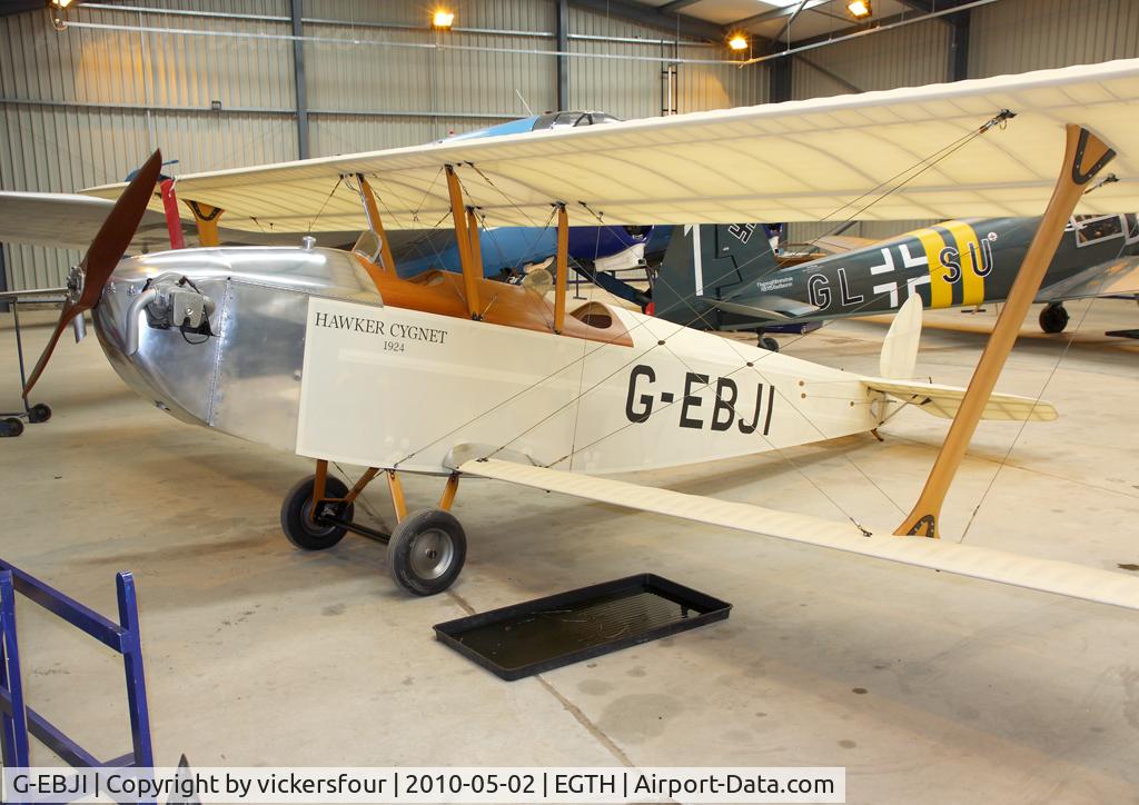 G-EBJI, 1977 Hawker Cygnet Replica C/N PFA 077-10240, Privately operated. Old Warden, Bedfordshire.