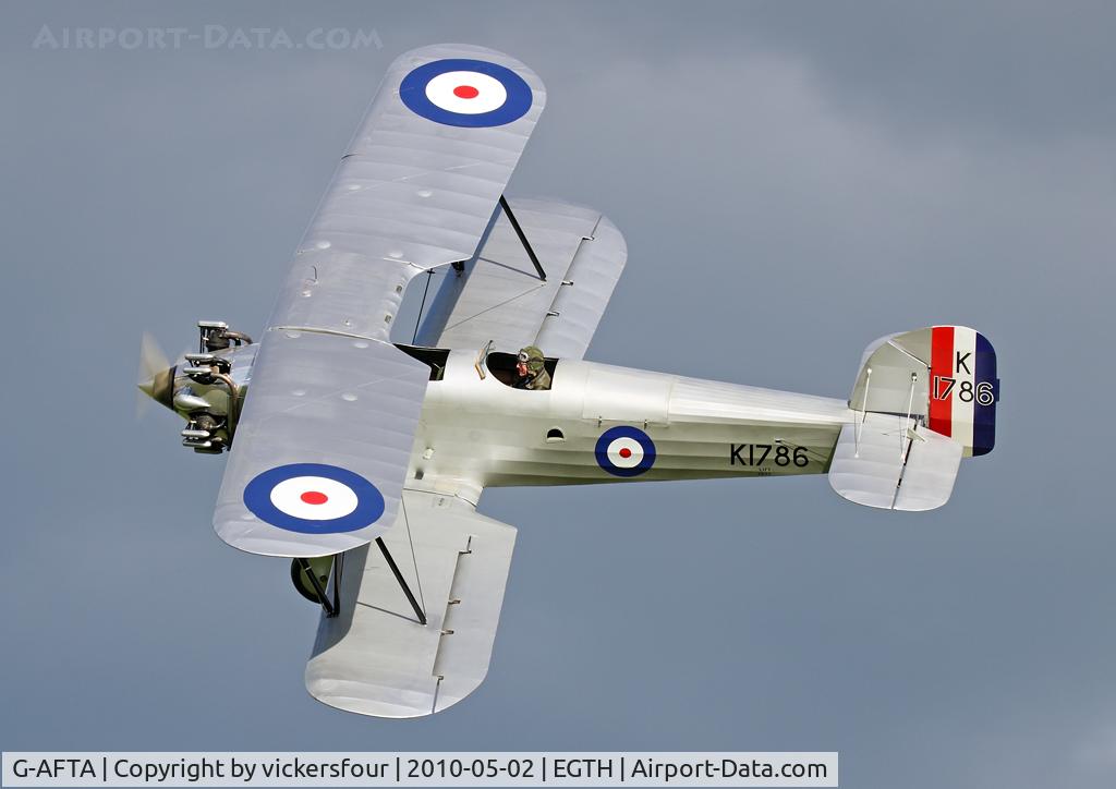 G-AFTA, 1931 Hawker Tomtit Mk1 C/N 30380, Shuttleworth Trust. Marked as K1786. Old Warden, Bedfordshire.