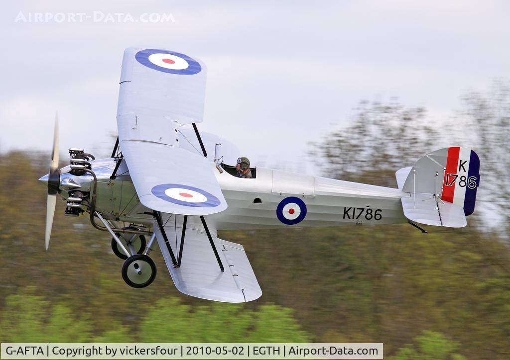 G-AFTA, 1931 Hawker Tomtit Mk1 C/N 30380, Shuttleworth Trust. Marked as K1786. Old Warden, Bedfordshire.