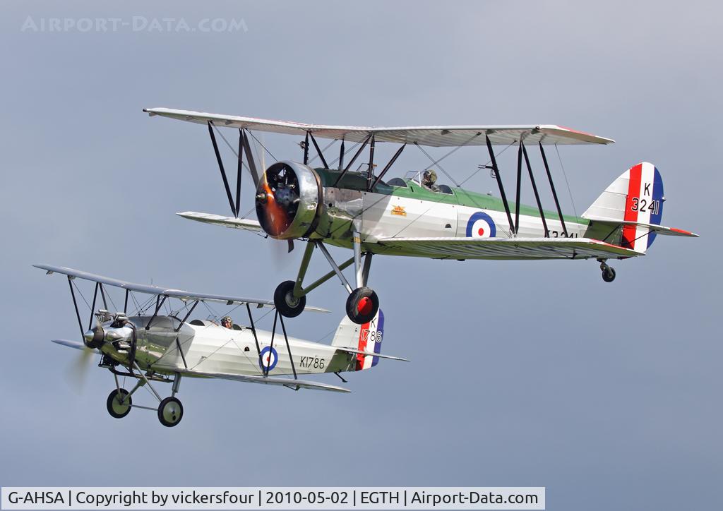 G-AHSA, 1933 Avro 621 Tutor C/N K3215, Shuttleworth Trust. Marked as 'K3241'. Old Warden, Bedfordshire.
