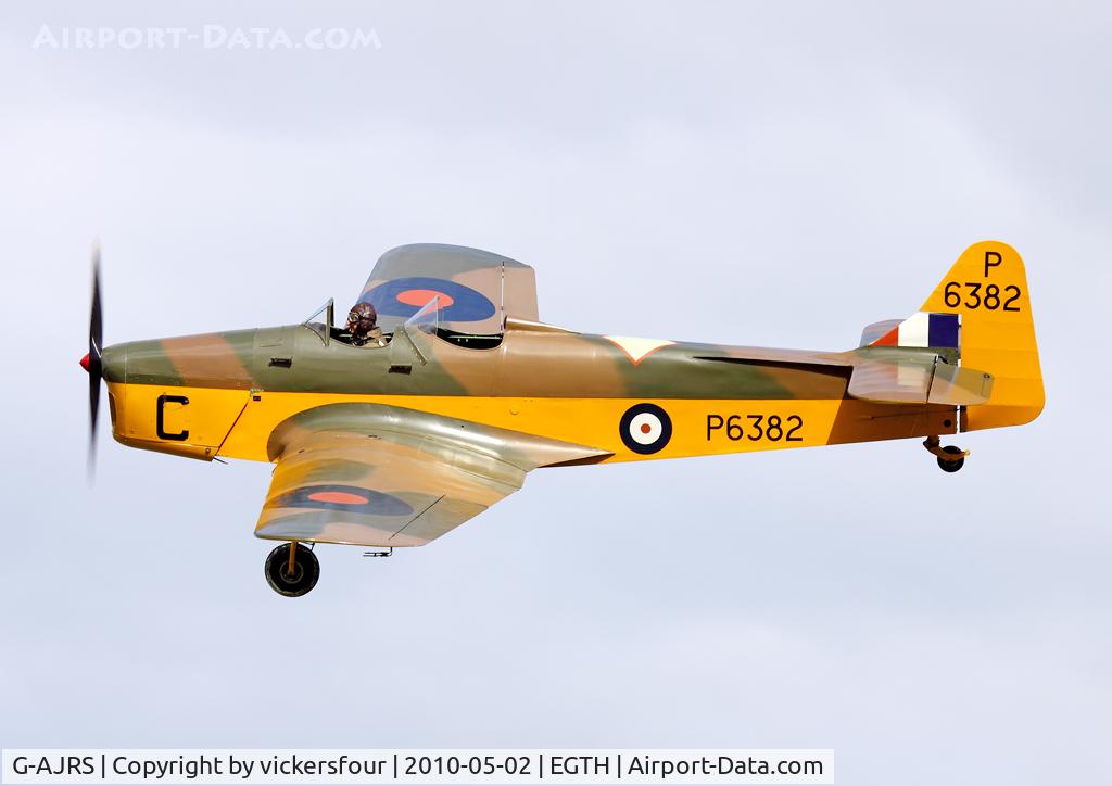 G-AJRS, 1939 Miles M14A Magister C/N 1750, Shuttleworth Trust. Marked as P6382. Old Warden, Bedfordshire.