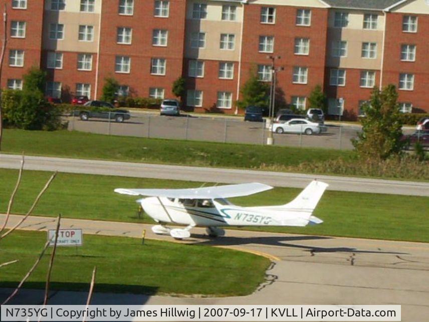 N735YG, 1977 Cessna 182Q Skylane C/N 18265786, At Troy - Oakland Airport