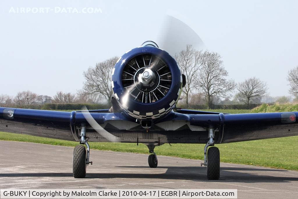 G-BUKY, 1952 Canadian Car & Foundry T-6H Harvard Mk.4M C/N CCF4-464, CCF T-6J Harvard Mk4 at Breighton Airfield, UK in 2010.