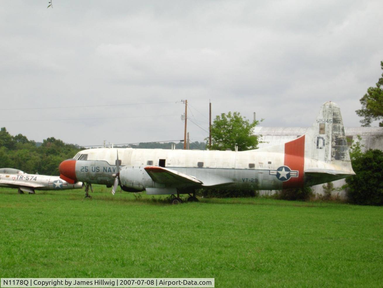 N1178Q, Convair 240 C/N 51-5145, Convair T-29B N1178Q (51-5145) Mercer Air Museum