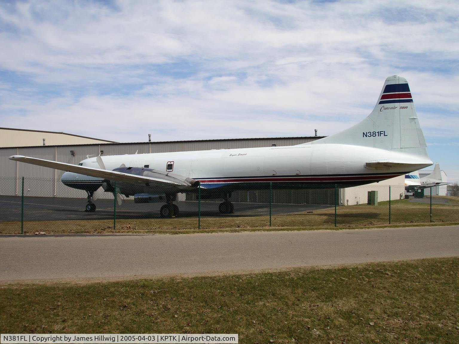 N381FL, 1953 Convair C-131F (R4Y-1) Samaritan C/N 276, At Pontiac - Oakland International Airport