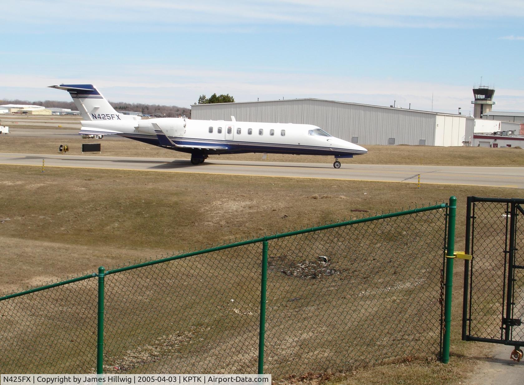 N425FX, Learjet 45 C/N 147, At Pontiac - Oakland International Airport