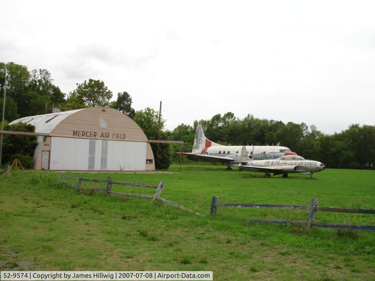 52-9574, 1952 Lockheed T-33A-1-LO Shooting Star C/N 580-8205, At Mercer Air Museum