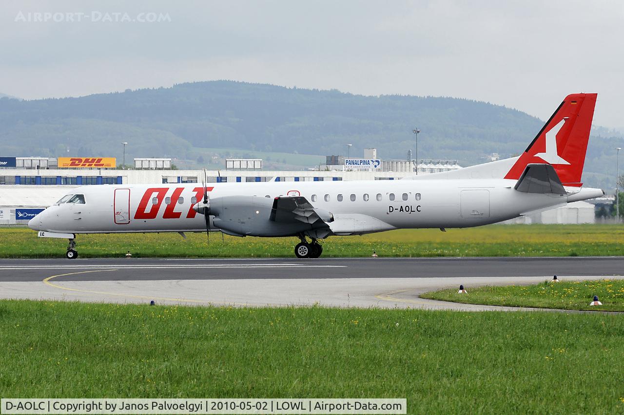 D-AOLC, 1995 Saab 2000 C/N 2000-016, OLT Ostfriesische Lufttransport Saab 2000 in LOWL/LNZ