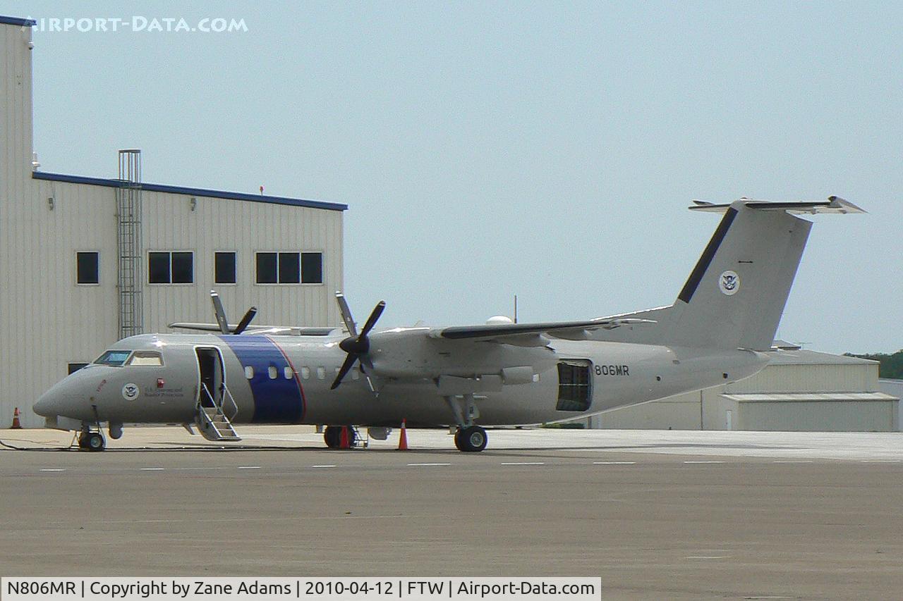 N806MR, Bombardier DHC-8-300 Dash 8 C/N 662, Department of Homeland Security Dash 8 at Meacham Field.