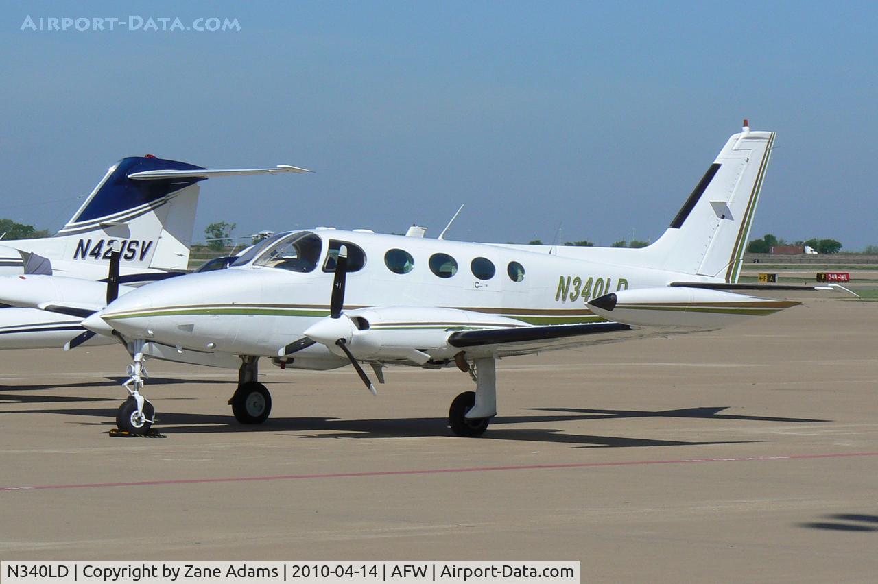 N340LD, 1980 Cessna 340A C/N 340A1004, At Fort Worth Alliance Airport