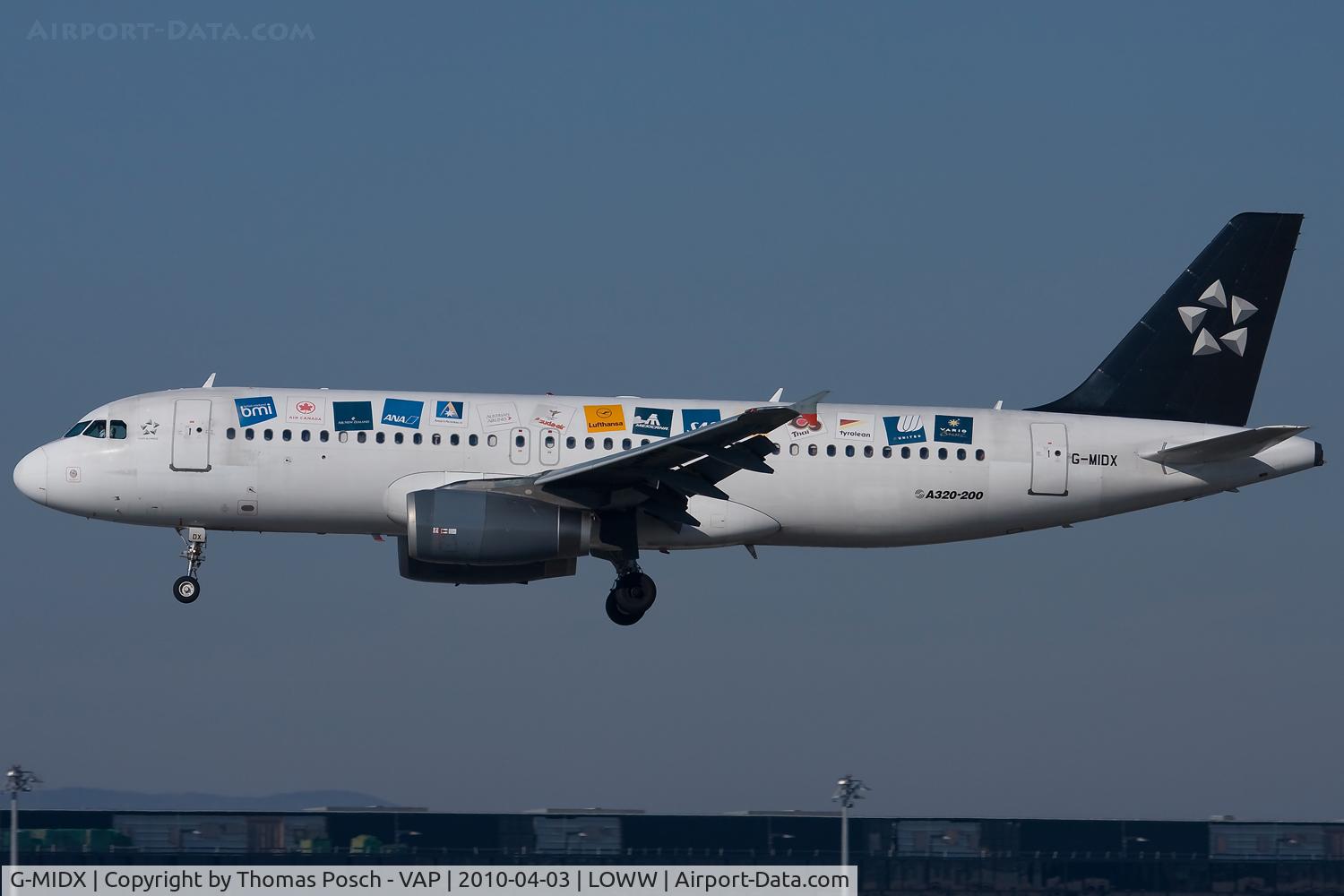 G-MIDX, 2000 Airbus A320-232 C/N 1177, BMI British Midland